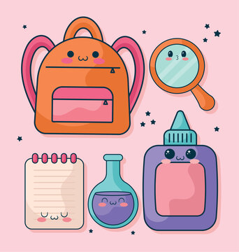 kawaii tools icons