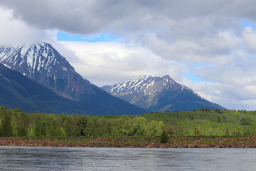 Mountains Across the River