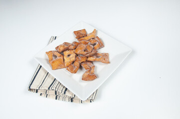 delicious grostoli on the table