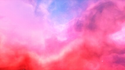 red-violet nebula in outer space, horsehead nebula, unusual colorful nebula in a distant galaxy, red nebula 3d render
