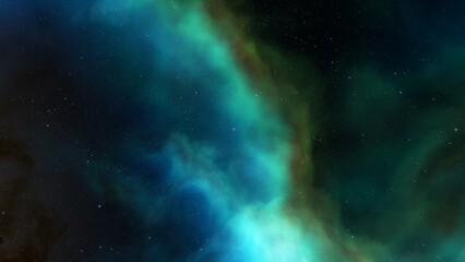 red-violet nebula in outer space, horsehead nebula, unusual colorful nebula in a distant galaxy, red nebula 3d render
