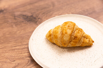 Croissant In A Kitchen Scene