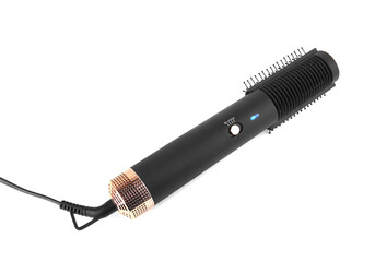 Hair dryer with comb brushing