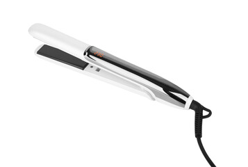 Hair straightener isolated