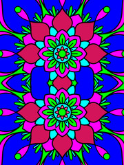 pattern with flowers
