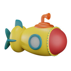 3d submarine ocean transportation