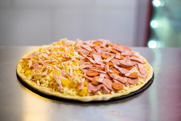 pizza antes de hornear 