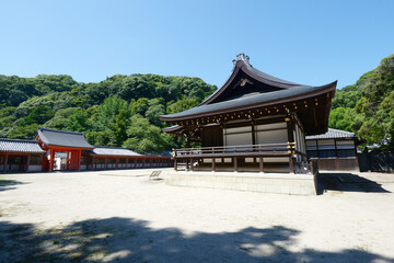 Naklejka premium 石清水八幡宮 下院頓宮殿 京都府八幡市