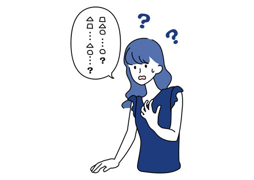 呂律のまわらない女性