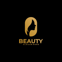 nature beauty logo vector design template