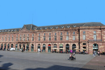 Obraz premium Alsace - Strasbourg - Vieux batiment sur la place Kléber