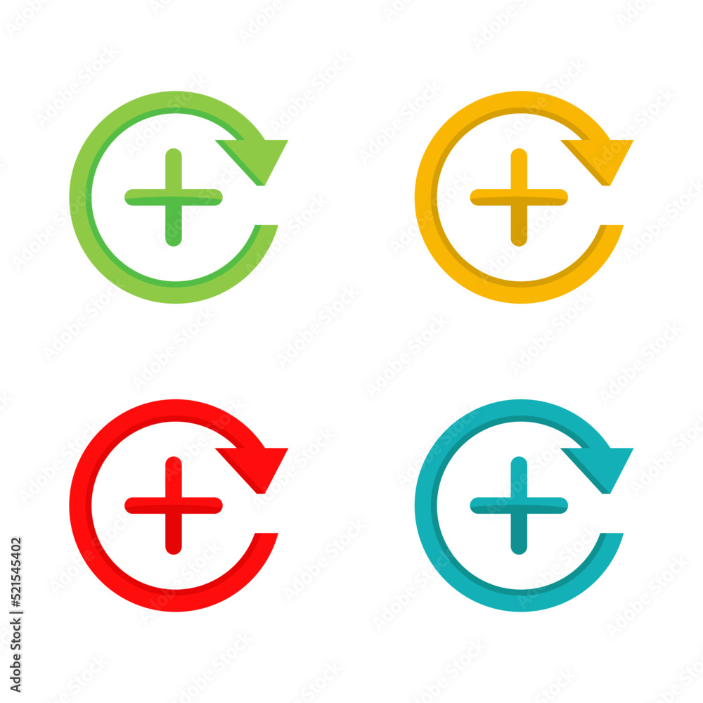 Aufkleber arrow button learn more. vector icon on a white background.