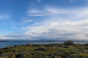 Look out over the Strait