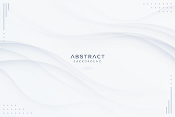 White wave abstract background