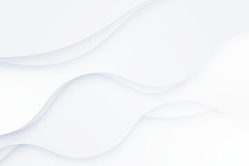 White wavy abstract background