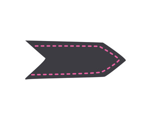 flat arrow illustration