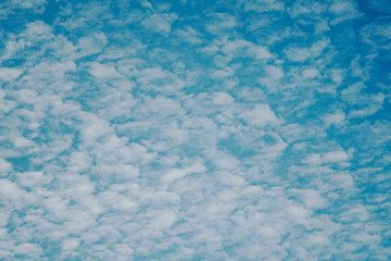 beautiful blue sky with clouds