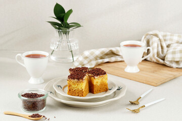 Marble Mocca and Cheese Cake, Accompanied for Tea or Coffee