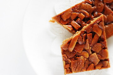 Homemade almond candy for snack food image 