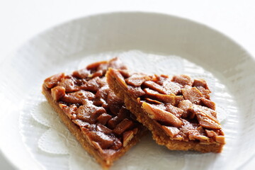 Homemade almond candy for snack food image 