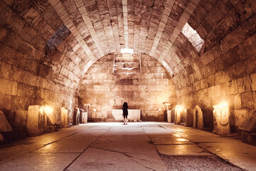 Aizonai ancient city, Its construction started in the 1st century AD during the reign of Emperor Domitianus. 2nd century. Its construction was completed during the reign of Emperor Hadrian. 