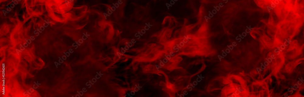 Wall mural red smoke abstract background