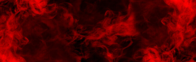 red smoke abstract background - obrazy, fototapety, plakaty