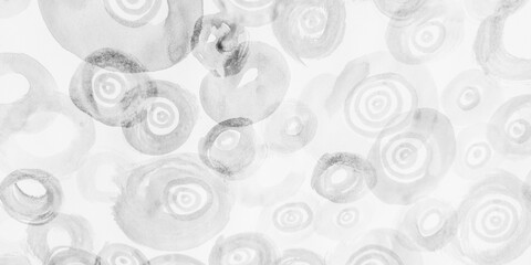 Monochrome Dotted Pattern. Hand Free Dots.