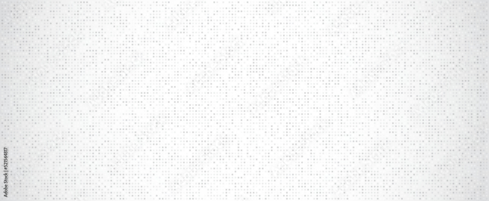 Poster digital technology background. digital data square gray pattern pixel background