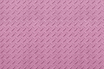 Abstract Pink Metal Diamond Plate Background