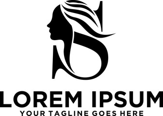 Letter S Salon Hair Logo design