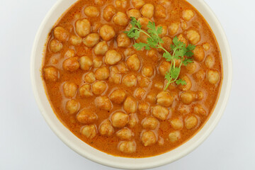 CHICKPEAS MASALA - Chole masala curry ,traditional north Indian lunch, dinner