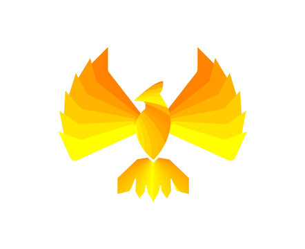 Unique and iconic Abstract Bird logo design vector design