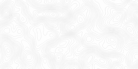 Fototapeta premium Abstract Topographic map lines, contour background, Vector contour topographic map background. Topography and geography map grid abstract backdrop, Luxury black abstract line art.