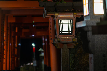 夏の京都の夜