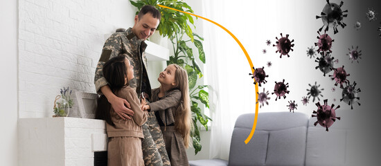 Stronger immunity - better disease resistance. people are protected from the virus by a dome