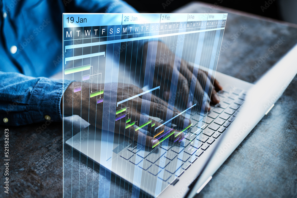 Poster Gantt Gantt Software Project