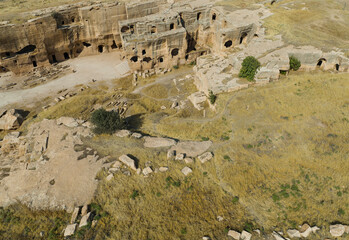 Dara Ancient City Drone Photo, Mardin Turkey