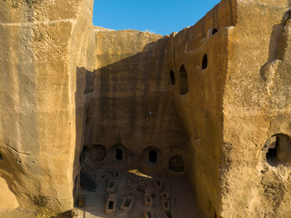 Dara Ancient City Drone Photo, Mardin Turkey