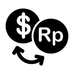 Simple Vector Conversion Between Rupiah and Dollar