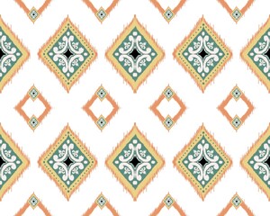 ikat pattern background boho ethnic sarong pattern thai indonesia indian and african countries in asia for sewing and embroidery