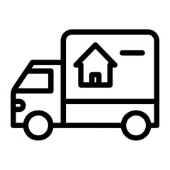 delivery line icon