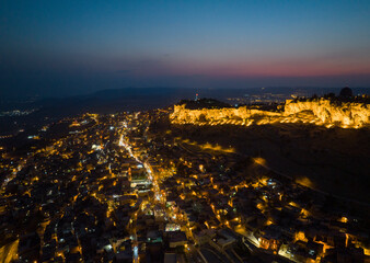 Old Town Mardin City Drone Photo, Southeastern Anatolia Region Mardin, Turkey