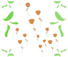 seamless pattern with flowers