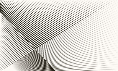 Halftone creative geometric art lines background.