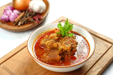 delicious mutton curry,dish from Indian cuisine