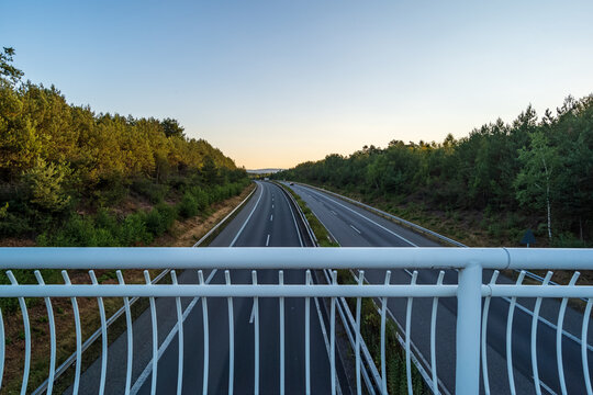 bridge over a highway
