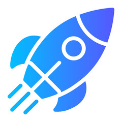 rocket gradient icon