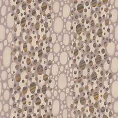 Snakeskin seamless pattern. Painted Animal skin imitation background. Abstract repeating graphic print. It can be used on clothes or fabric.
