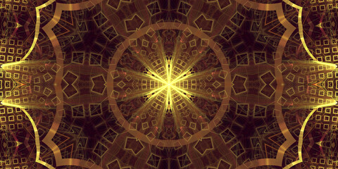 Grafisches Fraktal Hintergrund Motiv für Druck und WEB